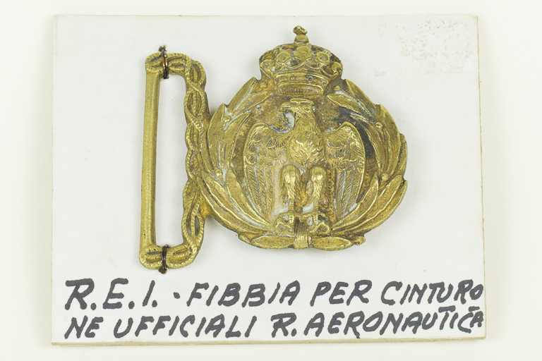 fibbia per cinturone ufficiali Aereonautica Militare, seconda guerra mondiale